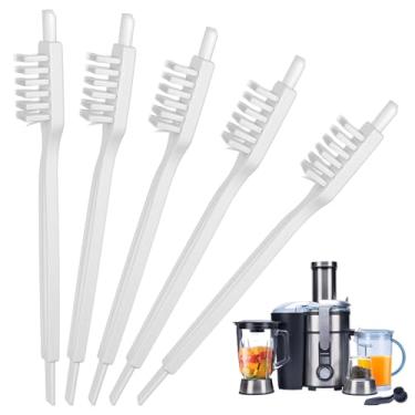 Imagem de 5 peças para máquina de suco de frutas, escova limpa, nylon, máquina de leite de soja, escova limpa, ângulo reto, ferramenta de limpeza para pia, azulejo, torradeira, ralador, frutos do mar, conjunto