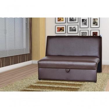 Imagem de Sofá Cama Malu - Marrom Corino