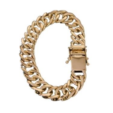 Imagem de Pulseira Grumet Duplo Fecho Lateral 13mm Moeda Antiga.