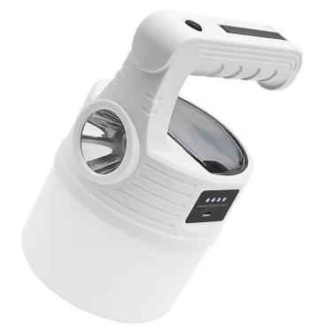 Imagem de Luminaria Lanterna Solar 2x1 Gancho Pendurar Duplo Led