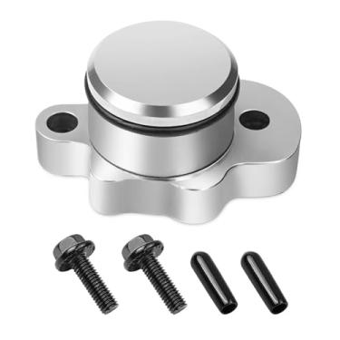 Imagem de Tampa do plugue da bomba de óleo para Yamaha PW80 Y-Zinger 1983-2006 com tampa de plugue O-Ring 2 peças parafusos de montagem e tampas de porta