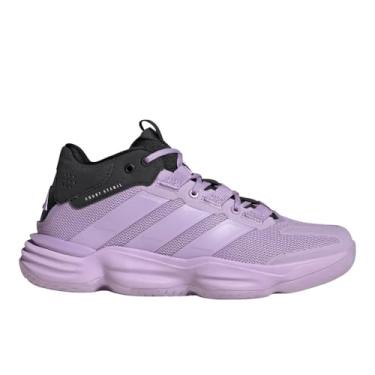 Imagem de adidas Tênis feminino Ftwwht/Broyal/Tmsoor Courtstabil W FTWR branco/azul royal brilhante/Team Solar Orange 36 EUA, Ameixa em pó/ameixa em pó/preto, 12 Wide