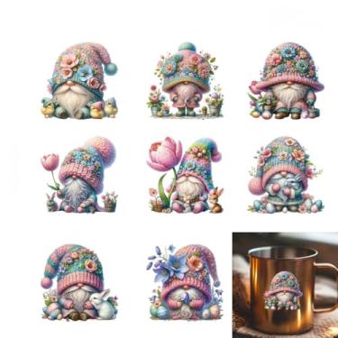 Imagem de Um pacote de 5 adesivos de cristal aleatórios (8 padrões cada) - Conjunto de presente de Natal para Natal, Halloween, aniversários | Adesivos fofos para laptops, garrafas de água