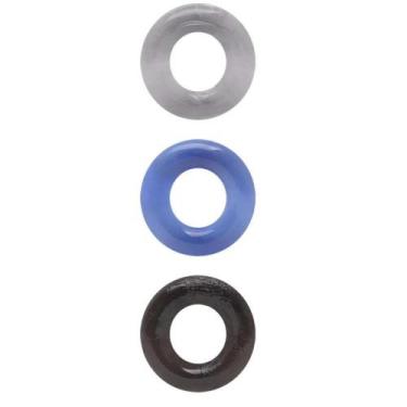 Imagem de Kit Anel Peniano 3 Cores 3,7Cm Sexy Import