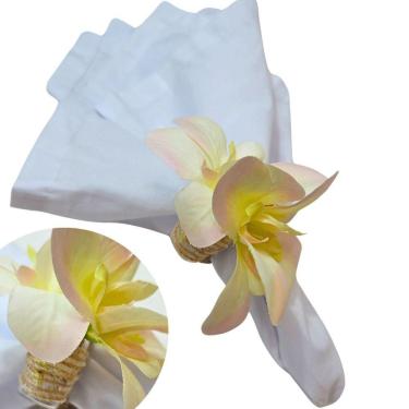 Imagem de Kit 6 Porta Guardanapo Magnolia Mensagem Gratidão Na Garrafinha white