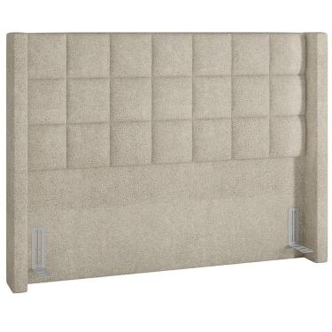Imagem de Cabeceira Cama Box Casal 160cm P05 Paris Bouclê Creme