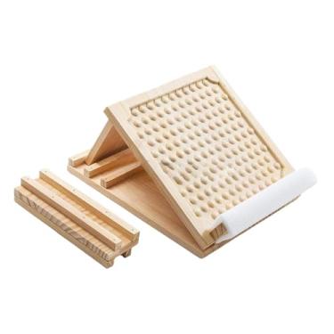 Imagem de Aymzbd Prancha Inclinada de [material], Dobrável, para Homens E Mulheres, para Alongamento Da Panturrilha, Adequada para Pilates, Agachamentos E Exercícios D