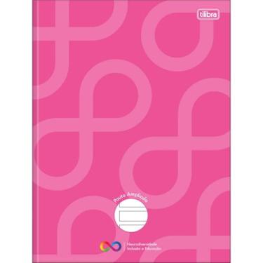 Imagem de Tilibra - Caderno Pauta Ampliada Brochura Capa Dura Tilibra Neuro 80 Folhas - Capa Rosa