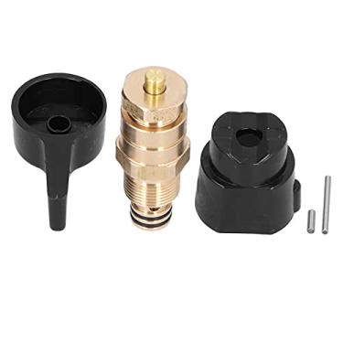 Imagem de Mavaol Válvula de alívio de pressão para pulverizadores Titan 440C 440i 450 e Wagner PS20 PS22, estrutura de latão e aço inoxidável, alça fácil de controlar, para