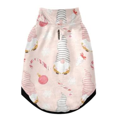 Imagem de SEHANY Casaco de Natal para cães pequenos, superquente à prova de vento, jaqueta de inverno macia e aconchegante para animais de estimação, moletom para clima frio de neve com furo de trela, P