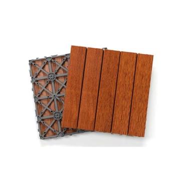 Imagem de Pavimento exterior sobre relva ou sujidade para pátio, azulejos para terraço interior exterior impermeável antiderrapante, 30 x 30 cm interligados piso de varanda A 10 peças