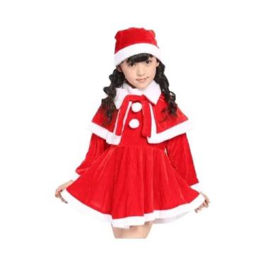 Imagem de Fantasia De Natal Do Papai Noel Para Crianças, Conjunto Quente Com Cas