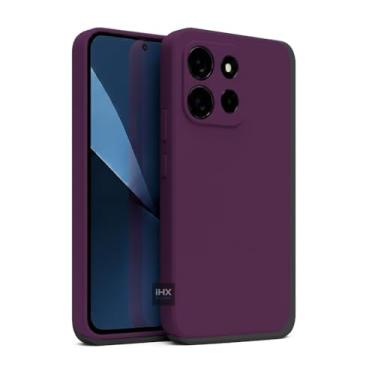 Imagem de Capa Capinha Case Compatível Motorola Moto G56 Silicone Aveludada Anti Impacto Reforçada Emborrachado Com Proteção De Câmera Premium (UVA)