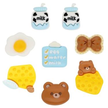 Imagem de Dajino Amuletos Dotit Binder, Caderno de fichário com pingentes fofos | Dotit (ursinho de queijo)