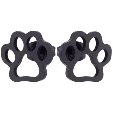 Imagem de Brincos de pata de presente para mulheres, presente para amantes de cães, irmã, mãe, tia, amigas, colega, vizinho, filha, adequado para aniversário, Natal, Dia dos Namorados, Halloween, Ação de Graças