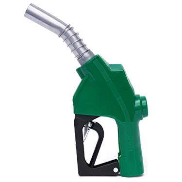 Imagem de Bocal de combustível automático verde NPT de 2,5 cm (OD = 30 mm) Bico de combustível diesel de liga de alumínio de desligamento automático para biodiesel de querosene, com filtro, vazão máxima de 120L