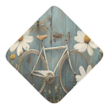 Imagem de Toalhas de bebê com capuz ultra macias absorventes toalhas de banho libélula musselina algodão toalhas de banho para recém-nascidos crianças pequenas 35x35 polegadas