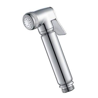 Imagem de uhyOHF Cabeça de pulverizador de bidê portátil latão cromado banheiro chuveiro bidê torneira de banheiro portátil bidê cabeça de chuveiro para limpeza de vaso sanitário, banho de animal de estimação
