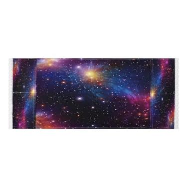 Imagem de Wassud Capas coloridas para lavadora e secadora de céu estrelado, protetor de lavadora com sacos de armazenamento, capa de geladeira à prova de poeira com bolsos para lavanderia doméstica, cozinha