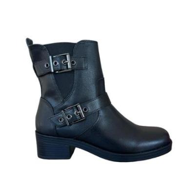 Imagem de Bota Via Marte Cano Curto Feminina 035003 Preto-Feminino