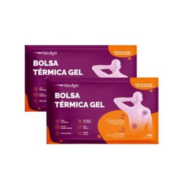 Imagem de 2 Bolsa Gel Térmica compressa Dores 400g Quente e Frio - 2BT101, Bolsa