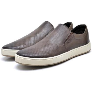 Imagem de Tênis Masculino Couro Slip On Sapatênis Casual Original 3100-Masculino