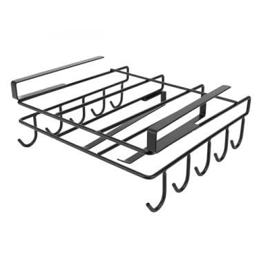 Imagem de Aramox Rack para Tábuas de Corte, Sem Design de Broca para Embaixo do Armário, Mantém a Cozinha Organizada e Eficiente, Suporte que Economiza Espaço para Tábuas de Corte, Tampas de
