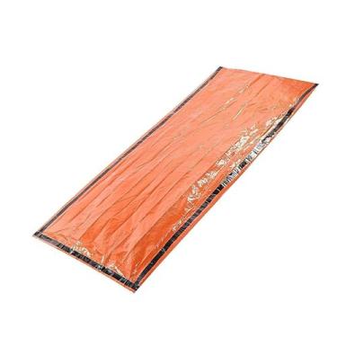 Imagem de Saco de dormir de emergência, ultra impermeável, cobertor térmico Mylar, leve, saco de dormir de sobrevivência, manter aquecido para acampamento e caminhada
