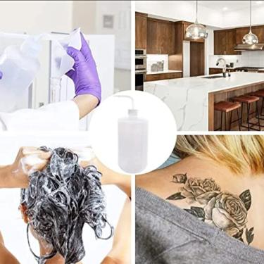 Imagem de Yinhing Regador de Garrafa de Apertar de Tamanho Pequeno de 250 Ml Com Bico Curvo Vaso de Transparente Espesso Ideal para Cuidados Com Plantas Internas e Externas Design de Fácil Aderência para