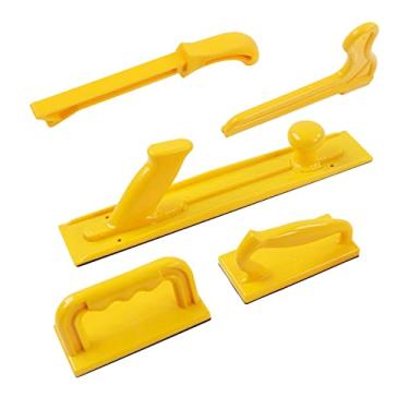 Imagem de aqxreight 5 Unidades de Bloco de Pressão de Segurança Varanda Kit de Conjunto de Ferramentas de Proteção de Mão para Serra de Mesa para Carpintaria Fácil Processamento Prático Pode Empurrar o Bloco