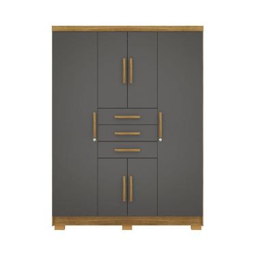 Imagem de Guarda-roupa 6 Portas 3 Gavetas England Nature-alasca