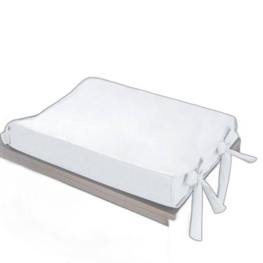 Imagem de Trocador Mini Anatômico De Cômoda Para Bebe Branco