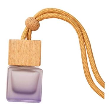 Imagem de Bothyi Frasco Difusor de Aromatizador de Carro para Pendurar, Frasco de Perfume Vazio de Vidro de 8ml para óleo Essencial, Pingente para Decoração de Carro, Tolet, Tamanho real