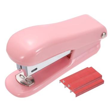 Imagem de PATIKIL Mini grampeador de mesa, pequeno grampeador de escritório fofo com 3000 grampos padrão 26/6, capacidade de 25 folhas para materiais de escritório, relatórios de projetos de artesanato