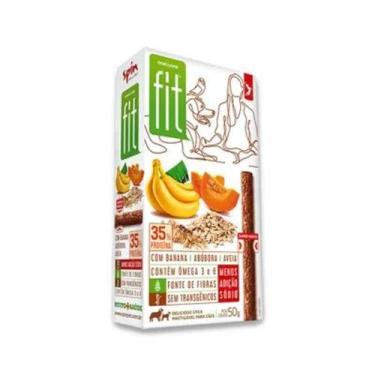 Imagem de Petisco Spin Pet Onebyone Gourmet Fit Stick Banana Abóbora e Aveia 50 
