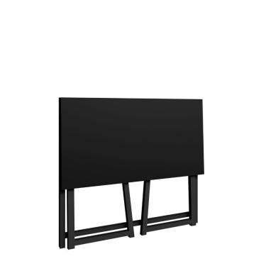 Imagem de Escrivaninha Dobrável Portátil Multifuncional Estilo Industrial Preto