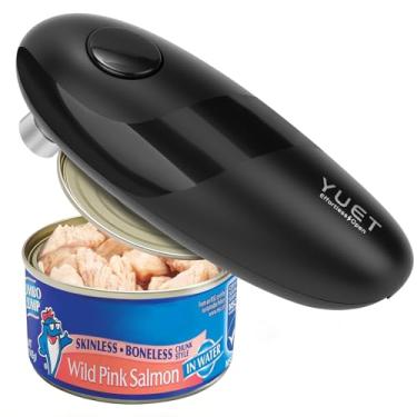 Imagem de YUET Abridor de lata elétrico abridor de lata portátil bateria automática de um toque não incluída