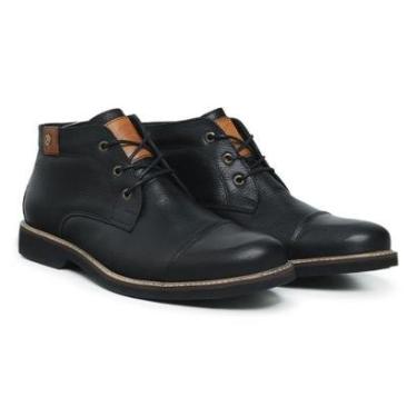 Imagem de Bota Masculina Couro Coturno Confortavel Macia 8000 Bonanza-Masculino