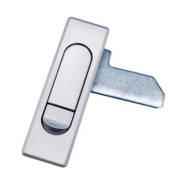 Imagem de Fechadura de armário elétrico de liga de zinco, caixa de distribuição, fechadura de gabinete de chassi, 1 peça (desbloqueio fosco)