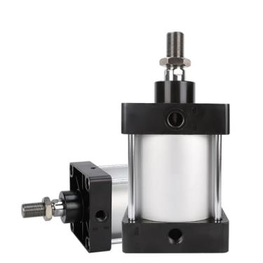 Imagem de SC160mm Cilindros de ar padrão de furo grande cilindro de pistão pneumático SC de dupla ação 25 a 800 1000 mm Curso 1 peça (curso 1000 mm, SC160 sem ímã)
