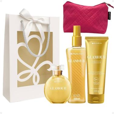 Imagem de Kit Presente Phytoderm Glamour: Colônia 100ml, Body Splash 200ml e Hidratante 200g + Mimo