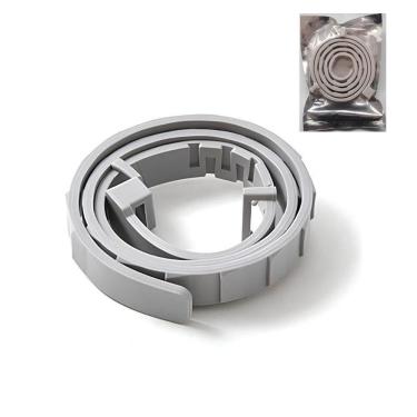 Imagem de Coleira Ajustável Antipulgas Para Gatos Com óleo Essencial - Proteção Confortável 39cm Cinza