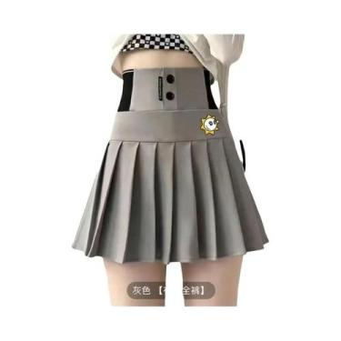 Imagem de Saia De Golfe Feminina De Cintura Alta Plissada De Secagem Rápida Anti