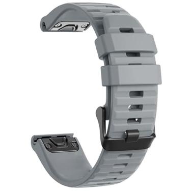 Imagem de KAPPDE NOVA pulseira de relógio para Garmin Fenix 5S Plus 6S Pro 7S Mk2S D2 Delta S Instinct 2S Pulseira de silicone de capa rápida pulseiras de substituição (Cor: R, Tamanho: Para Descent Mk2S)