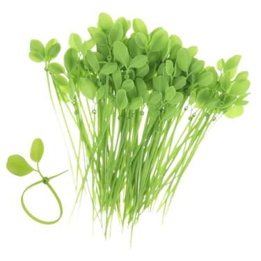 Imagem de 50 peças de abraçadeiras de jardim, tiras de suporte de flores de plantas, abraçadeiras decorativas para plantas - para jardim, pátio, casa, estufa, cerca, paisagismo interno e externo