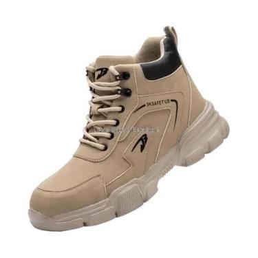 Imagem de Botas De Trabalho De Segurança Indestrutíveis Com Biqueira De Aço Para