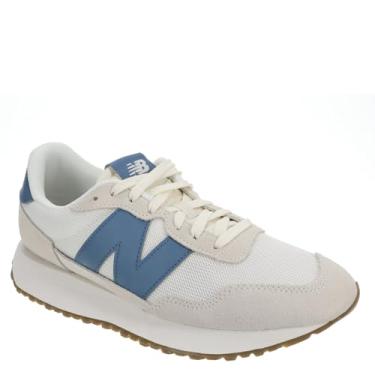 Imagem de New Balance Tênis de corrida masculino 237 V1 Classic Road, Sal marinho/azul costeiro, 40