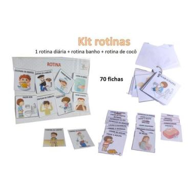 Imagem de Kit De Fichas De Comunicação Visual Alternativa Pecs Autista - T&D JOG