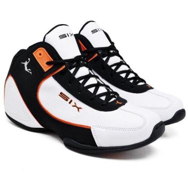 Imagem de Tênis Basquete Masculino Six Street Charger Bco-Laraj 42080, Branco, L