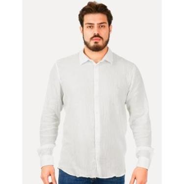 Imagem de Camisa Reserva Masculina Cotton Voil Gaze Branca-Masculino